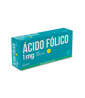 acido folico 1mg de laproff caja x 400 tab