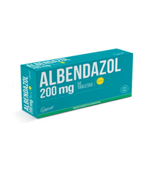 albendazol 200 mg de laproff cja x 50 tab