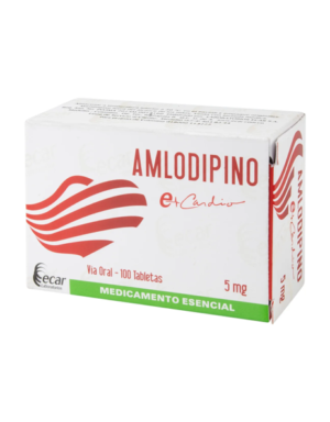 amlodipino 5mg de ecar caja x 100 tab