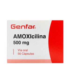amoxicilina 500 mg de genfar caja x 50 capsulas