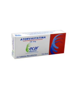 atorvastatina 20 mg de ecar caja x 10 tab