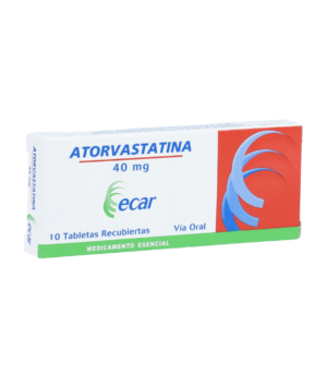 atorvastatina 40 mg de ecar caja x 10 tab