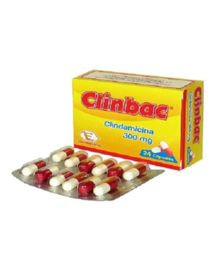 clinbac 300mg cajax24 bioquifar
