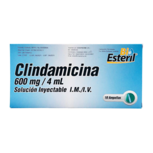 clindamicina 600mg cajax10 amp bioesteril