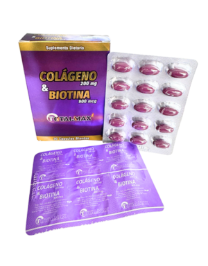 colageno biotina cajax30caps totalmax