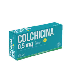 colchicina 0.5 mg de laproff caja x 40 tab
