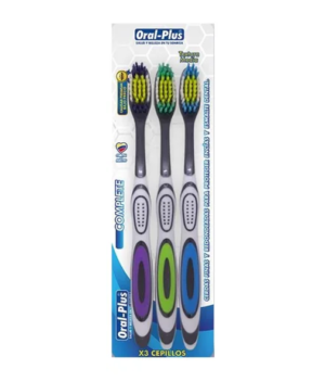 cepillo dental complete textura media paq x 3 und