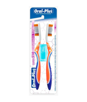 cepillo duo cuidado total super 510 paq x 2 und oral plus