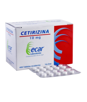 cetirizina 10mg ecar x400tab