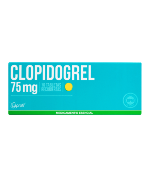 clopidogrel 75mg caja x 10 laproff