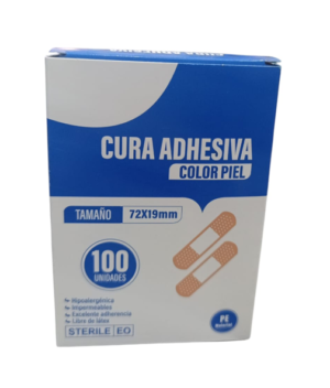 curas adhesivas caja x 100 und