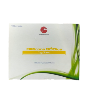 dipirona sodica 1g de farmionni caja x 100 ampollas