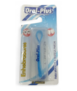 enhebradores para ortodoncia paq x 15 und oral plus
