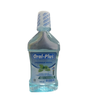 enjuague bucal cool mint fco x 500 ml oral plus