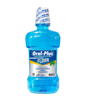 enjuague bucal fluor menta fco x 180 ml oral plus