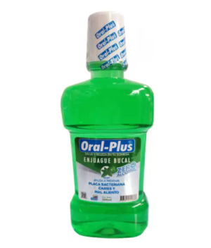 enjuague bucal zero alcohol fco x 500 ml oral plus
