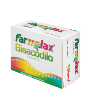 farmalax bisacodilo 5 mg caja x 100 ecar