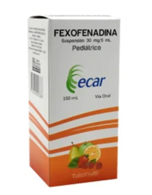 fexofenadina susp fcox150ml ecar