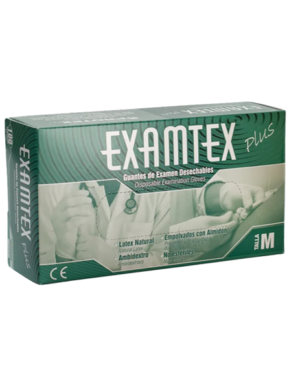 guantes talla m latex protex