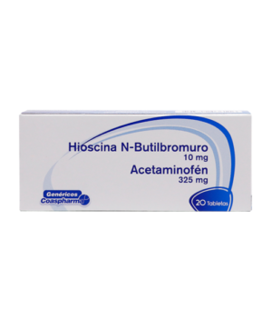 hioscina+acetaminofen caja x 20 tab coas
