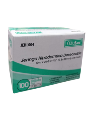jeringa 5ml cajax100 alfasafe