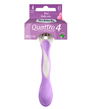 maquina schick 4 hojas dama rista x 10 und