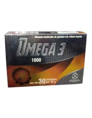 omega 3 capsulas cajax30 und servifarm