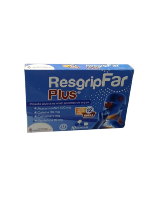 resgripfar pluss cajax10 caps farmacomercial