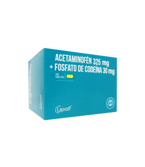 acetaminofen + codeina 325+30mg caja x 100 laproff