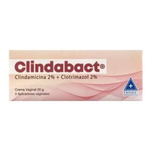 Clindabact crema vaginal Clindamicina+ clotrimazol tubo x 20 gr Tridrex