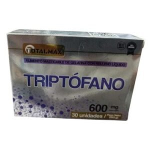 Triptófano 600 mg caja x 30 cápsulas blandas de Totalmax