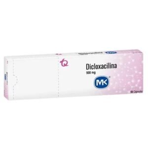 Dicloxacilina 500 mg caja x 50 capsulas MK