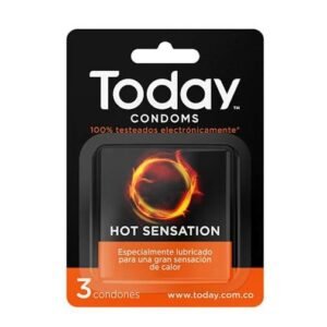 Condones today x 3 und hot sensation de haleon