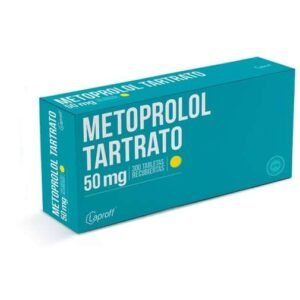 Metoprolol tartrato 50mg caja x 300 tab Laproff