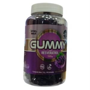 Gummy Resveratrol 1500 mg fco x 90 und sabor a uva de Totalmax