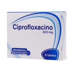 Ciprofloxacino 500 mg caja x 6 tab de coaspharma