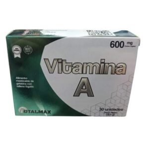 Vitamina A 600 mg caja x 30 cápsulas blandas de Totalmax