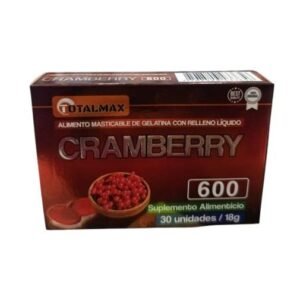 Cramberry 600 caja x 30 cápsulas blandas de Totalmax