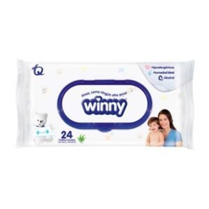 Toallitas húmedas winny paq x 24 und