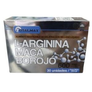 L-arginina Maca Borojo caja x 30 cápsulas de Totalmax