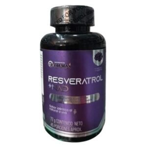 Resveratrol + NAD sabor a uva fco x 90 cápsulas líquidas de Total Max