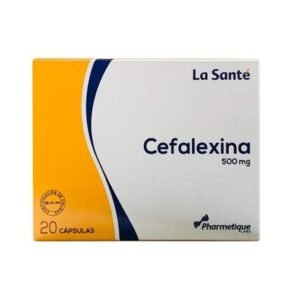 Cefalexina 500 mg caja x 20 cápsulas Lasante