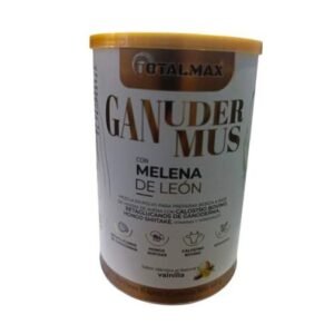 Ganudermus con melena de Leon, Calostro bovino, betaglucanos, shiitake, vitaminas y minerales fco x 450 GR de Total Max
