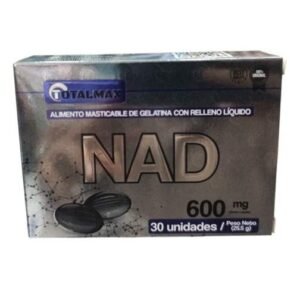 NAD 600mg caja x 30 cápsulas blandas de Totalmax