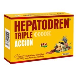 Hepatodren triple accion cja x 60 cápsulas de Naturalfreshly