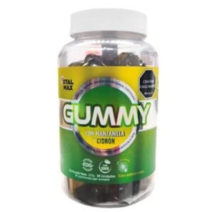 Gummy con manzanilla y cidron frasco x 90 und sabor a Naranja de Totalmax