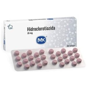 Hidroclorotiazida 25mg caja x 30 tab de MK