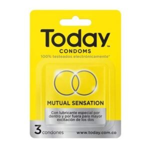 Condones today x 3 und mutual sensation amarillo de haleon