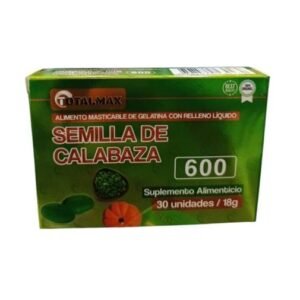 Semilla de calabaza 600 caja x 30 cápsulas blandas de Total Max