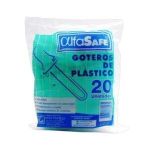 Gotero plástico paq x 20 und Alfasafe